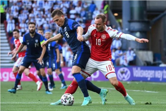 Finland, Denmark game suspended after Eriksen collapses in mid-game