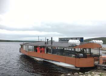 Cruise on Ounasjoki, Kemijoki in vogue during summer